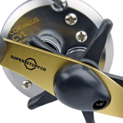 Shimano Corvalus 301 LH Round Profile Baitcast Multirolle Linkshand, 245m/ 0,30mm - 5,2:1 - 309g