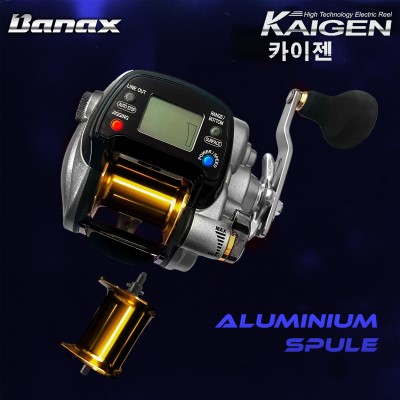 Banax Kaigen 500 TM Twin Elektro Rolle, 480m/ 0,25mm - 3,20:1 - 885g
