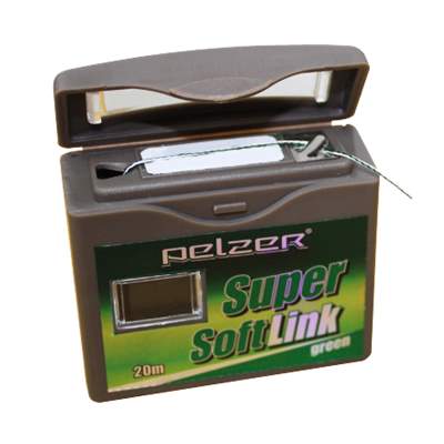 Pelzer Super Soft Link 25lbs, 20m, green, gray green - TK12kg - 20m