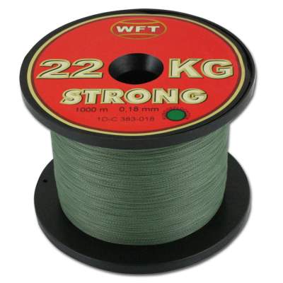 WFT 15 KG Strong Schnur 1000 012GR 1000m - 0,12mm - grün - 15kg