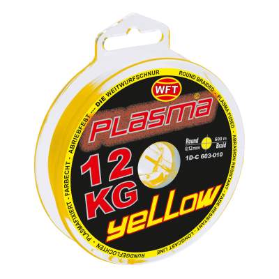WFT Plasma yellow 600m 22KG 0,18 mm Angelschnur yellow - TK22kg - 0,18mm - 600m