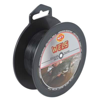 WFT Zielfisch Wels 200m 0,50 mm, black - TK16,5kg - 0,5mm - 200m