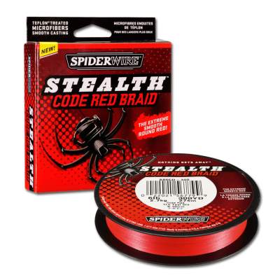 Spiderwire Stealth Code Red Braid 0,12mm 270m, 270m - 0,12mm - rot - 7,1kg