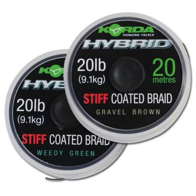 Korda Korda Hybrid-Stiff WG, 20m - weedy green - 20lb