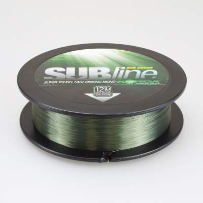 Korda SUBline, 1000m - 0,35mm - Green - 12lb