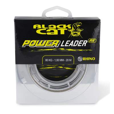 Black Cat Power Leader, 20m - 1mm - 80kg