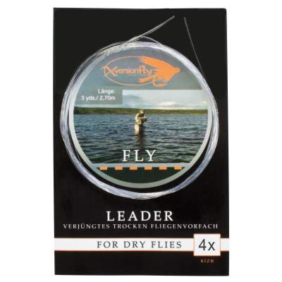 X-Version Fly Fly Leader, Verjüngtes Vorfach, Gr.4x - 0,18-0,46 mm