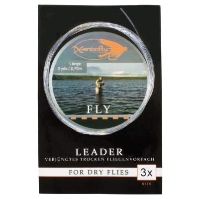 X-Version Fly Fly Leader, Verjüngtes Vorfach, Gr.3x - 0,20-0,50 mm