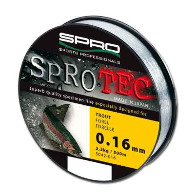 SPRO Spro-Tec Forelle 022, 500m - 0,22mm - silber/grau - 4,3kg