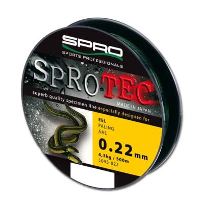 SPRO Spro-Tec Aal 030, 400m - 0,3mm - dunkelgrün - 8,1kg