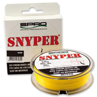 SPRO Snyper Fluo gelb 0,25, Fluo Gelb - TK18kg - 0,25mm