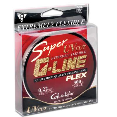 Gamakatsu Super G-Line Flex 024 300m - 0,24mm - transparent - 5,23kg