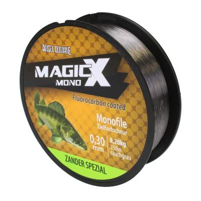Angel Domäne Magic-X Zander Spezial, 350m - 0,25mm - 6kg - rauchgrau