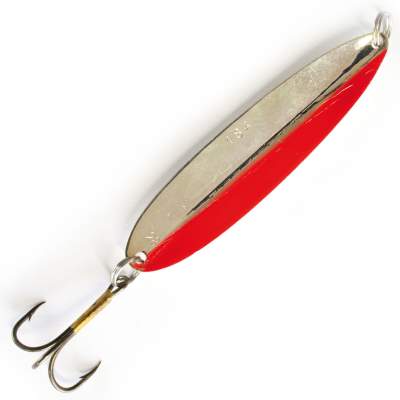 Delfin Nr. 184 versilberter Blinker Silber/rot, - 9cm - Silber/rot - 28g - 1Stück