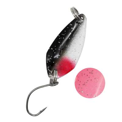 Troutlook Forellenkelle Spoon, 2,2g - red dotted/black/white