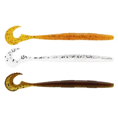 Westin Swimming Worm, 13cm - 5g - Clear Water Mix - 5Stück