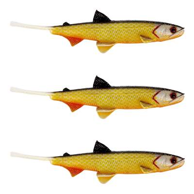 Westin HypoTeez V-Tail No Action Shad 10cm - Official Roach - 5g - 3 Stück