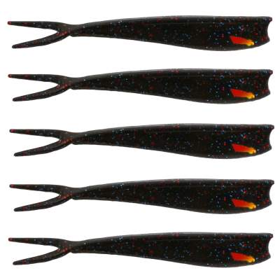 Westin Twin Teez 6 (153mm) No Action V Tail Shad Black Mamba, 15,3cm - Striped Lime