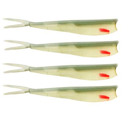 Westin Twin Teez 8 (204mm) No Action V Tail Shad Real Deal, 20,4cm - Tranparent Roach