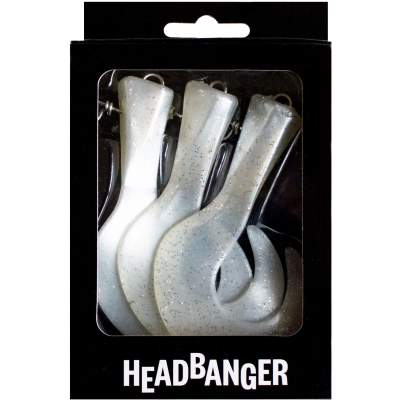 Headbanger Lures Headbanger Spare Tail 23 (Ersatzschwanz für 23cm Headbanger) Pearl White, Headbanger Lures Headbanger Spare Tail (Ersatzschwanz) Pearl White