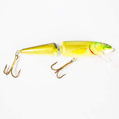 Salmo Whitefish Jointed Wobbler zweiteilig floating 13,0cm GG, - 13cm - Green Gold - 18g - 1Stück