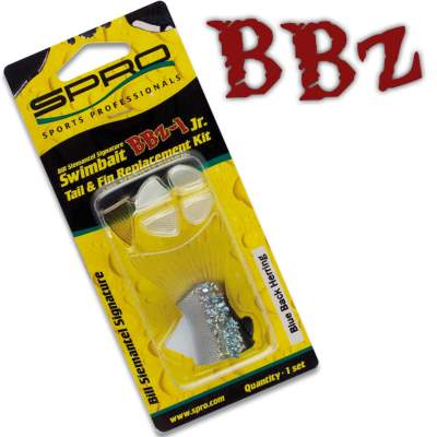 SPRO BBZ-1 Swimbait Fins & Tail replacements Set 18 BH, - 18cm - Black Hering