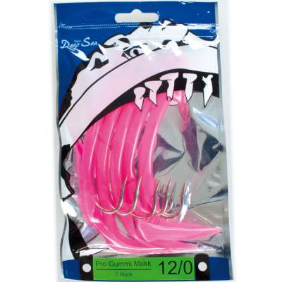 Team Deep Sea Pro Gummi Makk 12/0 5 Stück Hot Pink, hot pink - Gr.12/0 - 5Stück