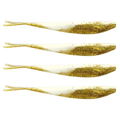Fox Rage Fork Tail Gummifisch 13,50cm - Gold Glitter - 4Stück