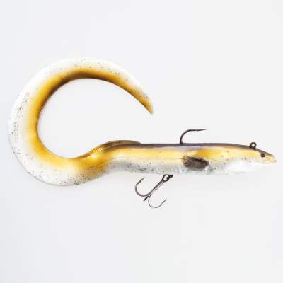 Savage Gear Real Eel (Ready to fish), 1 Stück 40cm, 165g, Olive Pearl, - 40cm - Olive Pearl - 165g - 1Stück