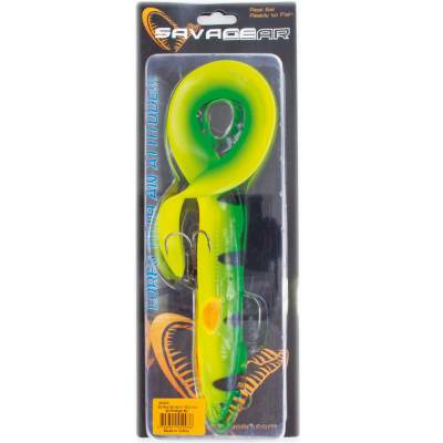 Savage Gear Real Eel (Ready to fish), 1 Stück 40cm, 165g, Firetiger, - 40cm - Firetiger - 165g - 1Stück