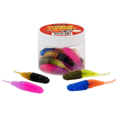 Troutlook Atomica Worms, 5,5cm - 0,8g - Mixed Pack - 20Stück