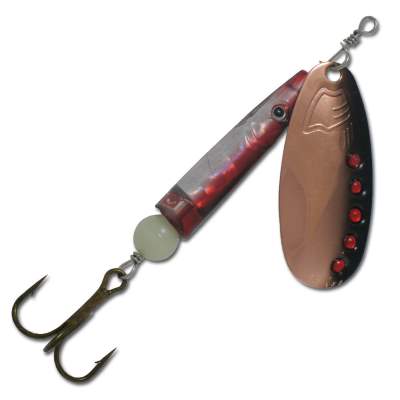 Roy Fishers Spinner Troutus 5R/S, - rot/silber - 17g - Gr.5 - 1Stück