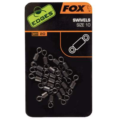 Fox Edges Swivels Size Gr. 10 20Stück