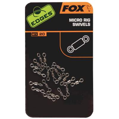Fox Edges Micro Rig Swivel, 20Stück