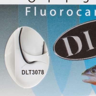 DLT Fluorocarbon gebundene Owner Dropshot Offset Haken Gr. 2/0, Gr. 2/0 - 0,40mm - 5 Stück