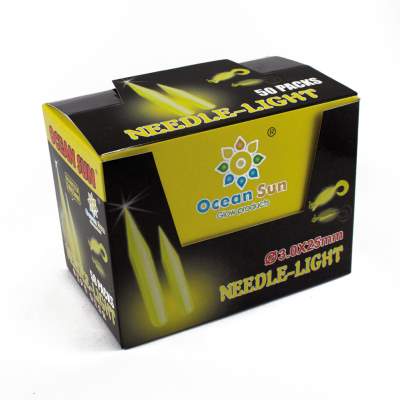 Ocean Sun Needle Knicklichter 25mm 150er Pack 25mm - gelb - 3mm - 150Stück