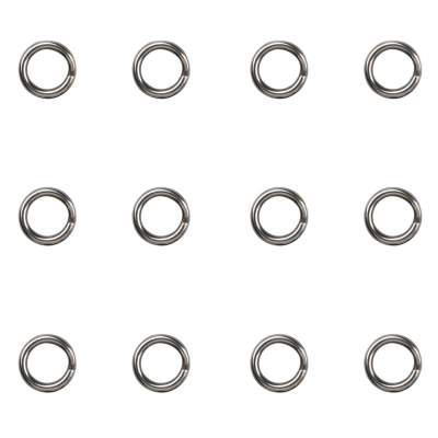 Gamakatsu Hyper Split Ring 2, stainless black nickel - Gr.2 - 12Stück