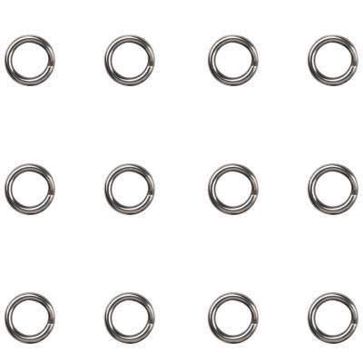 Gamakatsu Hyper Split Ring 3, stainless black nickel - Gr.3 - 12Stück