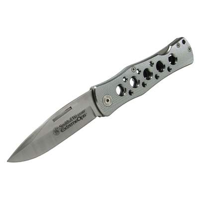 Smith & Wesson Taschenmesser 173312 Extreme Ops Silver,