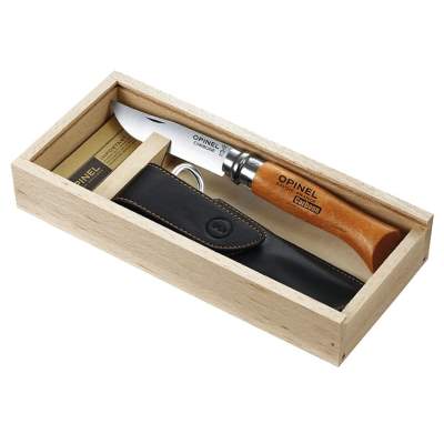 Opinel Messer Geschenkset 254118 in einer Holzbox,