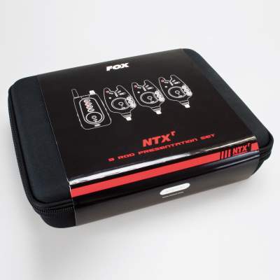 Fox NTX-R 3- Rod Funk Bissanzeiger Presentation Set für 3 Karpfenruten