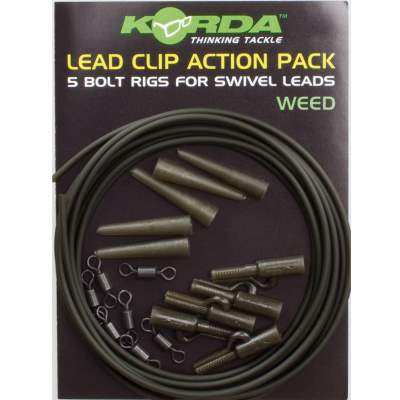 Korda Lead Clip Action Pack Weed - 1Stück