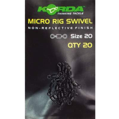 Korda Micro Rig Swivel, - 20Stück