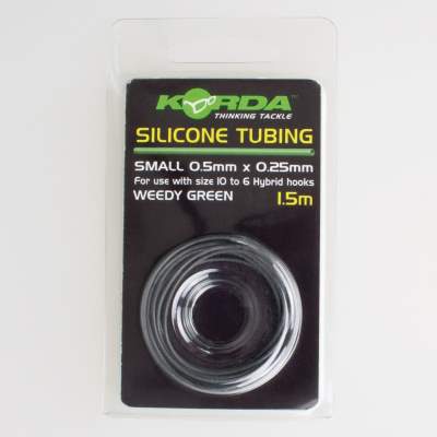 Korda Silicone Tube, Green - 0,5mm - 1,5Meter