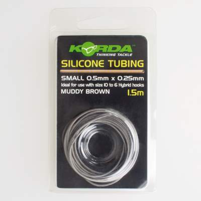 Korda Silicone Tubing 1,5m 0,50mm Brown Brown - 0,5mm - 1,5Meter