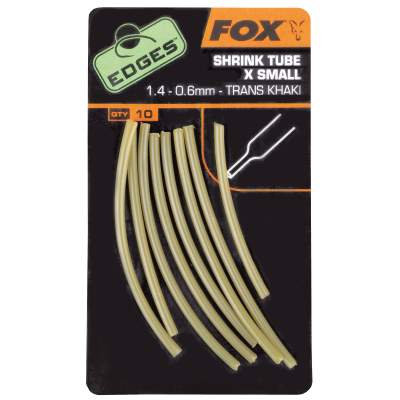 Fox Edges Shrink Tube Khaki XS 1,4-0,6, khaki