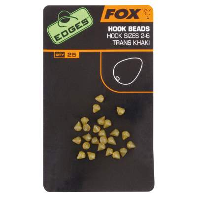 Fox Edges Hook Bead Khaki Gr. 2-6, khaki - 25Stück