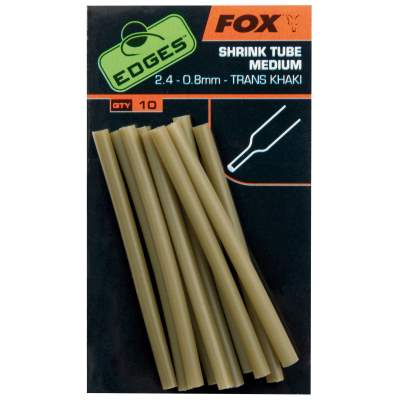 Fox Edges Shrink Tube Trans Khaki Med 2,4-0,8mm,