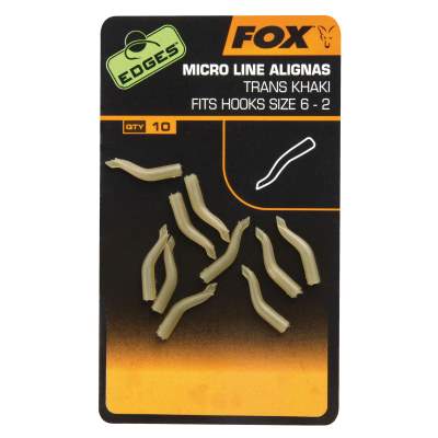 Fox Edges Micro Line Alignas, Hakengröße 6-2 - 10 Stück