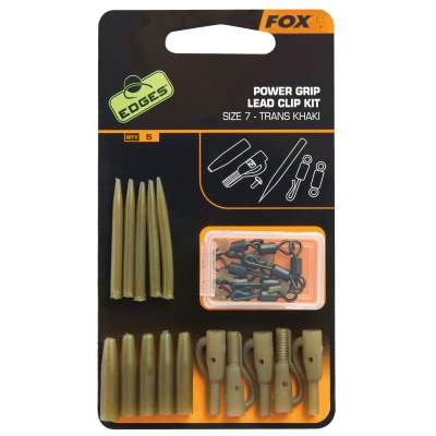 Fox Edges Surefit Lead Clip kit x 5pcs, 5Stück
